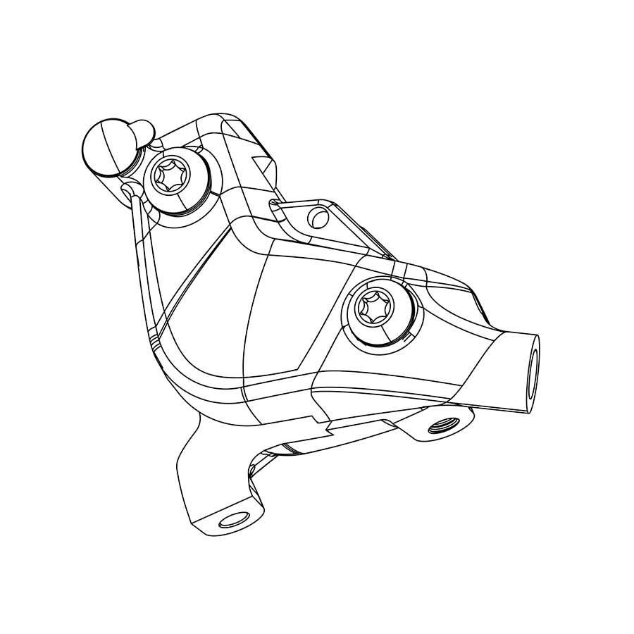 SRAM RED eTap AXS Disc Brake Caliper - Thumbnail 4