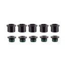 SRAM Road Double Chainring Aluminum Boltset 10 pieces BLK also fits SRAM Omnium Cranks