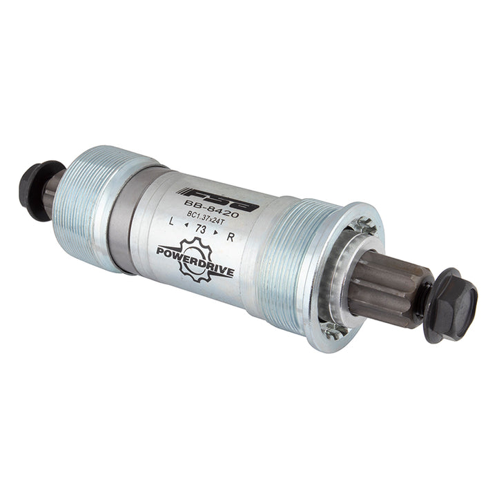 FSA Speed Ahead 8420ST Power Drive Bottom Bracket - English 73x118mm FSA Power Drive Spindle Silver