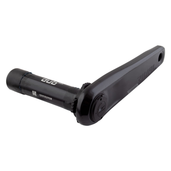 SRAM Rival D1 Quarq Wide Left Arm/Spindle Power Meter Crankset Speed: 12 Spindle: 28.99mm DUB 172.5mm Black Road Disc