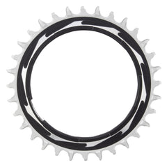 Plato SRAM XX SL Eagle con rosca tipo T - 32 dientes, 12 velocidades, rosca para XX SL PM Spider, desplazamiento de 3 mm, aluminio, negro/plata