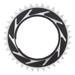 Plato SRAM XX SL Eagle con rosca tipo T - 36 dientes, 12 velocidades, rosca para XX SL PM Spider, desplazamiento de 3 mm, aluminio, negro/plata