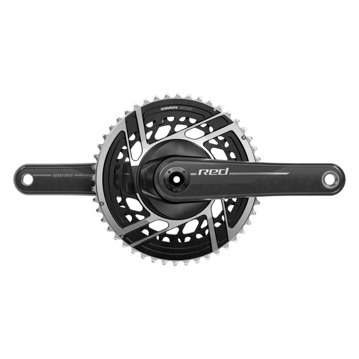 SRAM RED Crankset - 172.5mm 2x 12-Speed 46/33t 8-Bolt Direct Mount DUB Spindle Interface Natural Carbon E1