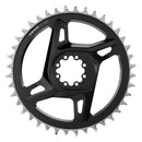 SRAM RED X-Sync Chainring - 46t 12/13-Speed 8-Bolt Direct Mount 6.5mm Offset - Black/Silver E1