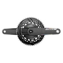 Juego de bielas y medidor de potencia SRAM Force 2x E1 Velocidad: 12 Eje: 28,99 mm BCD: Montaje de rosca 50/37 DUB 160 mm Black Road