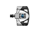 Crankbrothers Mallet 3 Pedals - Dual Sided Clipless Platform Aluminum 9/16" Raw /BLK/Blue