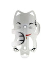 Portland Design Works Lucky Cat Water Bottle Cage: White Cat