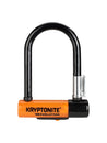Candado en U Kryptonite Evolution Series - 3,25 x 5,5" con llave negra. Incluye soporte.