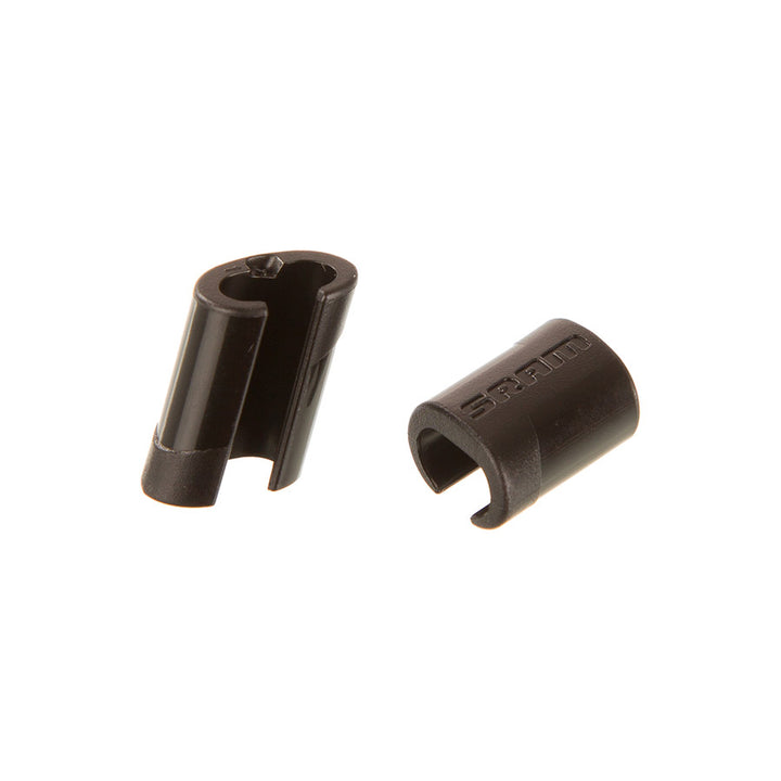 Abrazaderas para cable de freno/funda de SRAM - Negras (cantidad: 2)