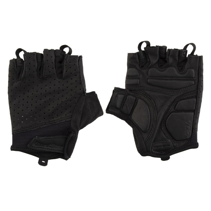 Guantes clásicos Aramus de Lizard Skins - Negro azabache, dedos cortos, talla grande