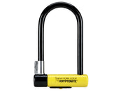 Candado en U Kryptonite New York de 4 x 8" con llave negra. Incluye soporte.