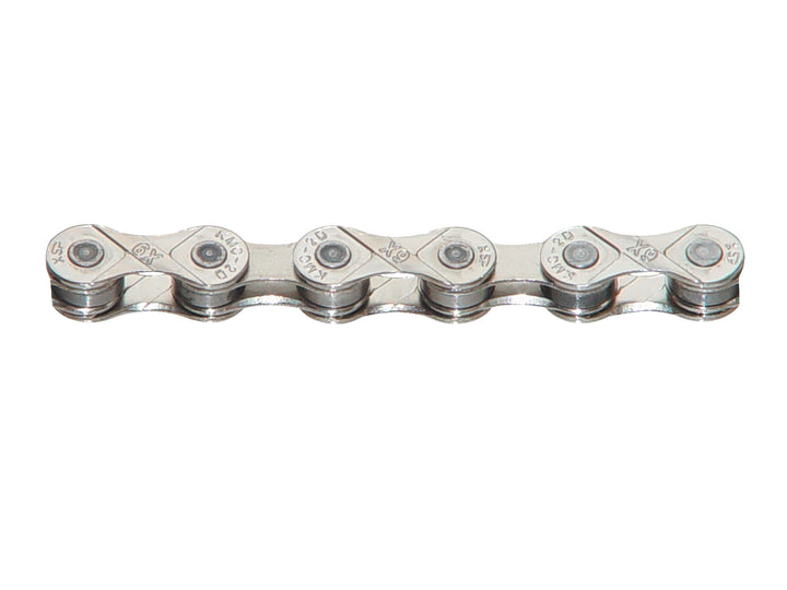 Cadena KMC X9 - 9 velocidades, 116 eslabones, color plata
