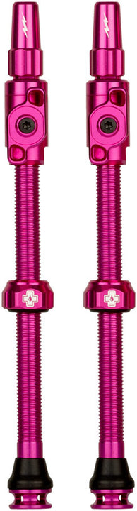 Muc-Off Big Bore Lite Tubeless Valve Stems - 3XLarge 80mm Pink