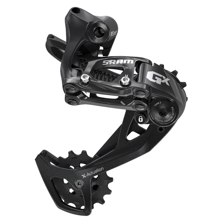 Desviador trasero SRAM GX - 11 velocidades, jaula larga, negro, 2x, con embrague