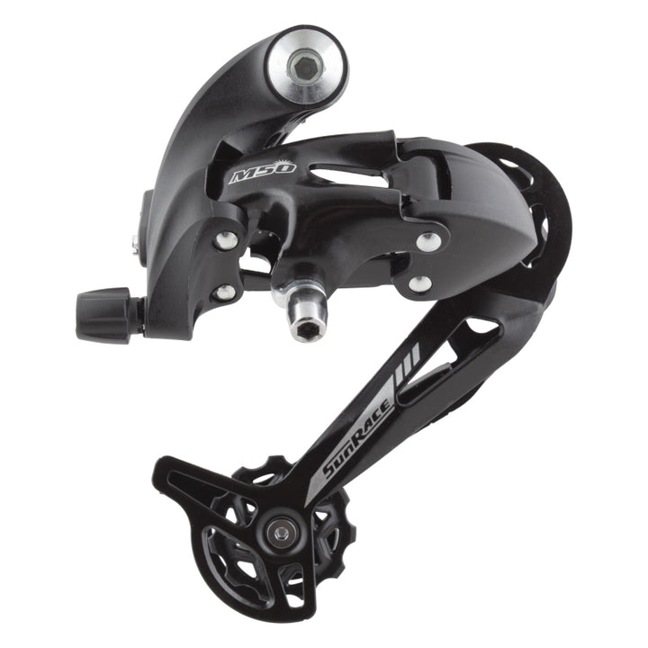 Desviador trasero Sunrace RDM57 de 7/8 velocidades, jaula larga, negro