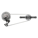 Grupo de transmisión SRAM XX SL T-Type Eagle - Bielas de 175 mm, plato de 34 dientes, controlador AXS POD, cassette de 10-52 dientes, cadena de cambio trasero