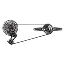 Grupo de transmisión SRAM X0 T-Type Eagle - Bielas de 165 mm, plato de 32 dientes, controlador AXS POD, cassette de 10-52 dientes, desviador trasero, cadena V2