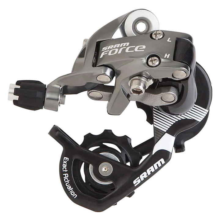 Desviador trasero SRAM Force de 10 velocidades, jaula corta, negro