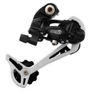 Desviador trasero SunRace M91 de 9 velocidades, jaula larga, negro