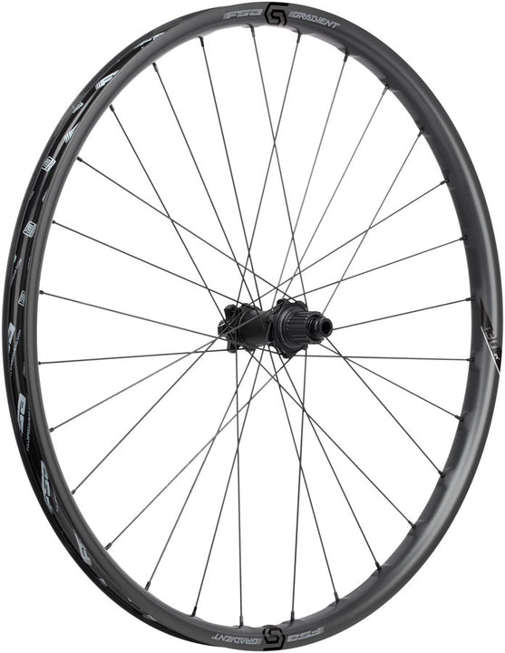 Full Speed Ahead Gradient Carbon i30 Rear Wheel - 27.5" 12 x 148mm 6-Bolt Micro Spline Carbon BLK