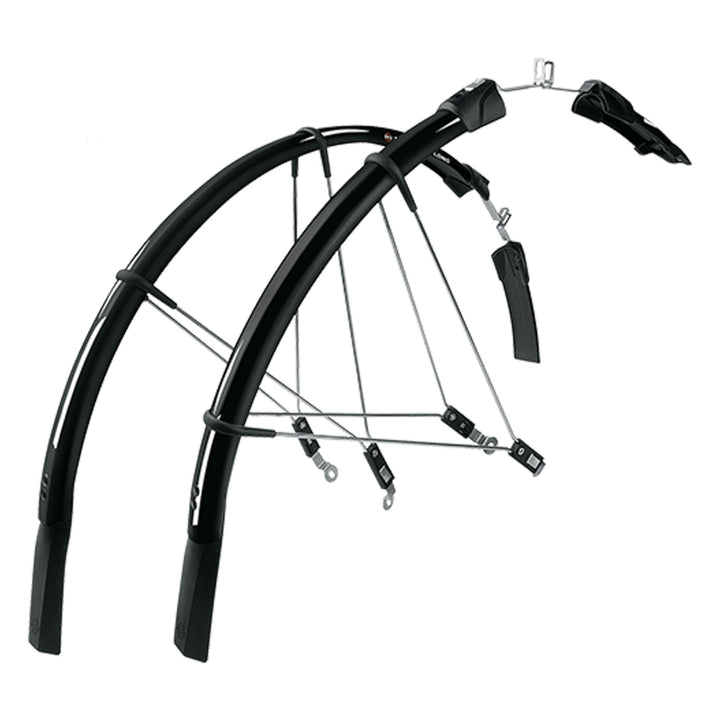Juego de guardabarros largos SKS Raceblade 700 x 18-25: negro