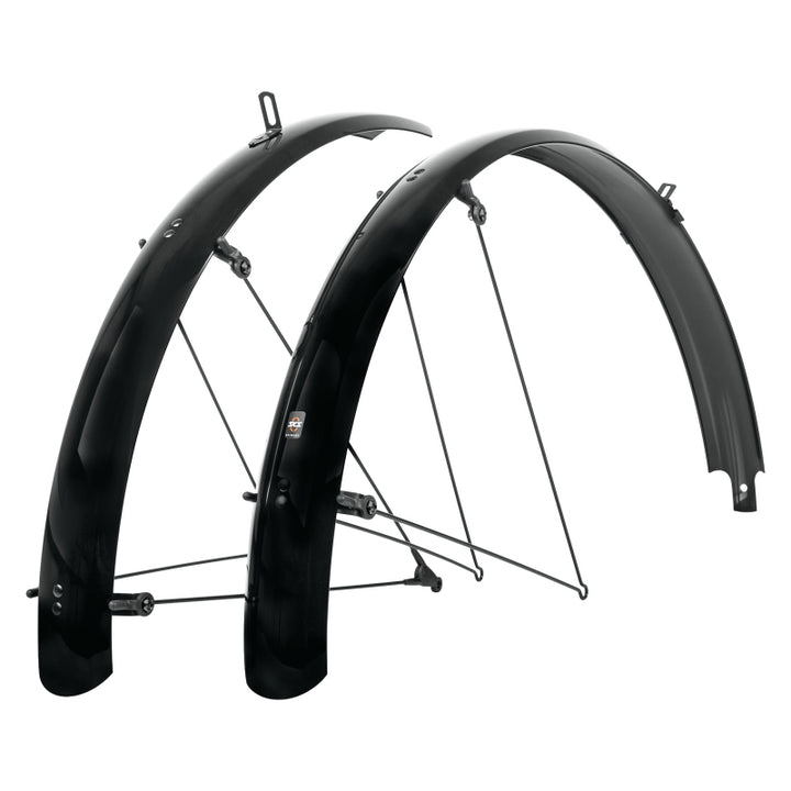 Juego de guardabarros SKS B60 Bluemels de cobertura completa - 60 mm, 26 x 1,6-2,1", color negro