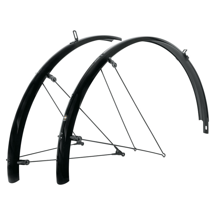 Juego de guardabarros SKS B45 Bluemels de cobertura completa - 45 mm 700 x 28-37 Negro
