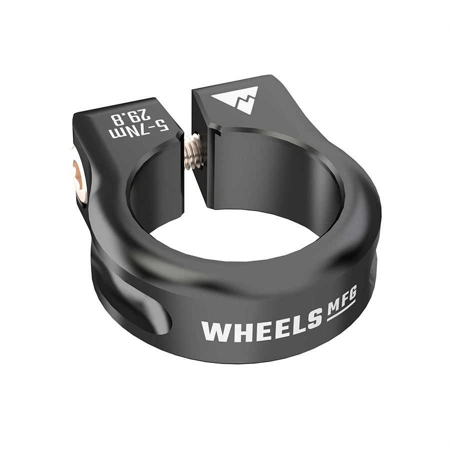 Wheels Mfg Bolt-On Seatpost Collar 29.8mm Black