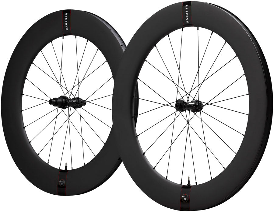 Reserve Wheels Reserve 77/88 Turbulent Aero Wheelset - 700 12 x 100/12 x 142 Center-Lock XDR Carbon DT240