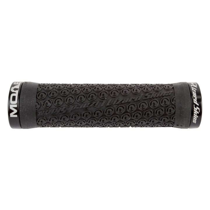 Puños Lizard Skins Moab Lock-On de 130 mm, color negro, par