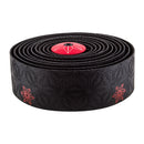Cinta de manillar Supacaz Super Sticky Kush Galaxy Blk con rojo