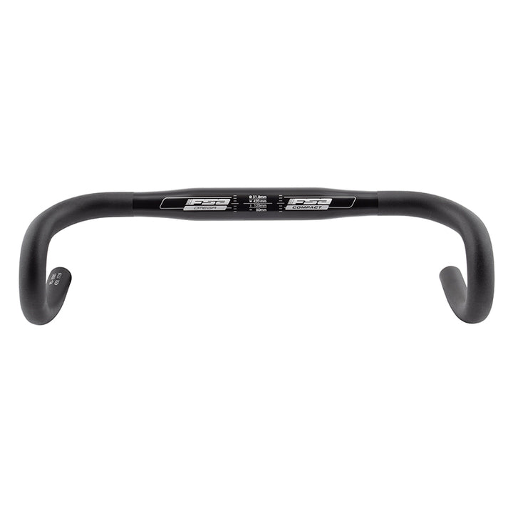 Manillar Omega Compact Drop de Full Speed ​​Ahead - Aluminio 31,8 mm 42 cm Negro