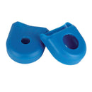 Fuelles de bielas RaceFace: para bielas de carbono (paquete de 2), color azul