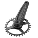 Juego de bielas RaceFace Ride de 175 mm con eje RaceFace EXI de montaje directo, interfaz negra