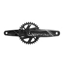 Juego de bielas TruVativ Descendant All Downhill - 165 mm, 10/11 velocidades, 34 dientes, eje DUB de montaje directo, interfaz BLK B1