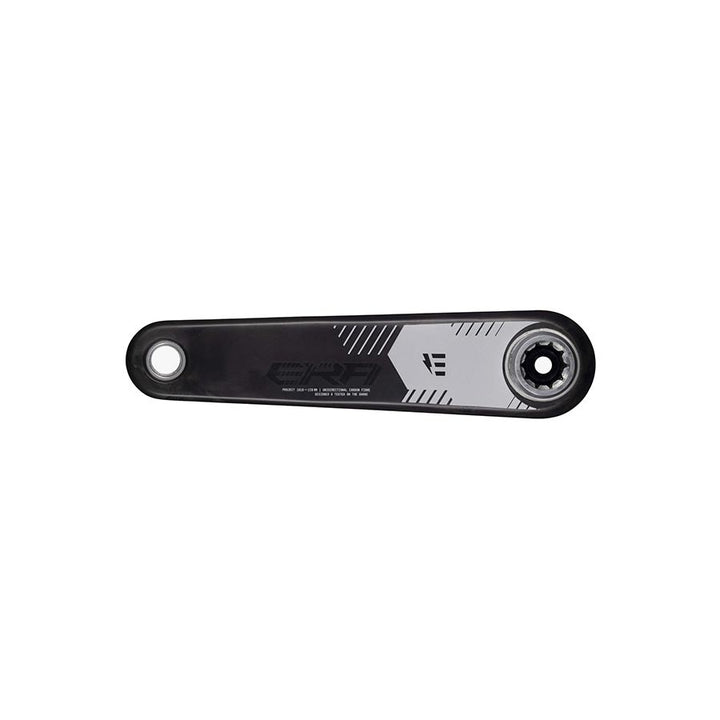 Juego de bielas para bicicleta eléctrica RaceFace ERA-E - Eje BG4 de 165 mm, interfaz de carbono negro