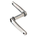 Cane Creek eeWings All-Road Titanium Crankset - 172.5mm Direct Mount 30mm Spindle Brushed Titanium