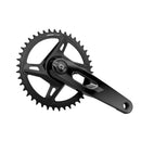 Juego de bielas y medidor de potencia SRAM Force 1x Aero Powermeter E1 Velocidad: 12/13 Eje: 28,99 mm BCD: Montaje directo SRAM 8 pernos 50 DUB 175 mm Black Road