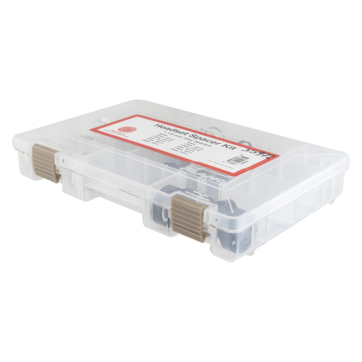 Wheels Manufacturing Aluminum Headset Spacer Kit - 1-1/8" Assorted 105pcs Silver