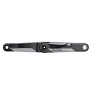 Conjunto de brazo de cigüeñal Quarq DUB - Interfaz de eje DUB de 170 mm con 8 pernos de montaje directo, carbono natural D2