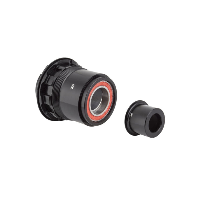 Cuerpo de buje libre DT Swiss de 3 trinquetes - Kit de rodamientos sellados SRAM XD estándar de aluminio/acero con tapa de extremo de 12 x 142 mm