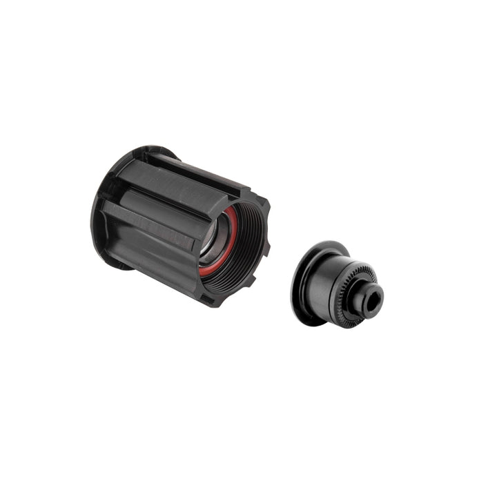 Cuerpo de buje libre DT Swiss de 3 trinquetes - Kit de cierre rápido con rodamiento sellado de aluminio estándar Campagnolo de 9 a 12 velocidades de 130/135 mm y tapa de extremo