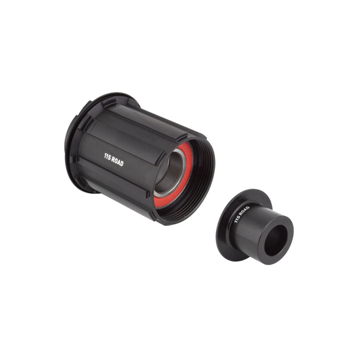 Cuerpo de buje libre DT Swiss de 3 trinquetes - Shimano HG 11 Road Standard, kit de rodamientos sellados de aluminio/acero con tapa de extremo de 12 x 142 mm