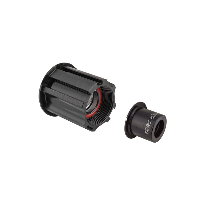 Cuerpo de buje libre DT Swiss de 3 trinquetes - Kit de rodamientos sellados de aluminio estándar Campagnolo de 9 a 12 velocidades con tapa de extremo de 12 x 142 mm