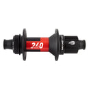 Buje trasero DT Swiss 240 EXP - 12 x 148 mm, Center-Lock Micro Spline, negro/rojo, 32 agujeros, 36 puntos