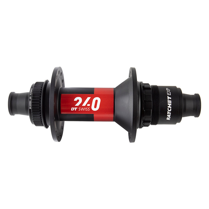 Buje trasero DT Swiss 240 EXP - 12 x 148 mm Center-Lock XD negro/rojo 28 agujeros 36 puntos
