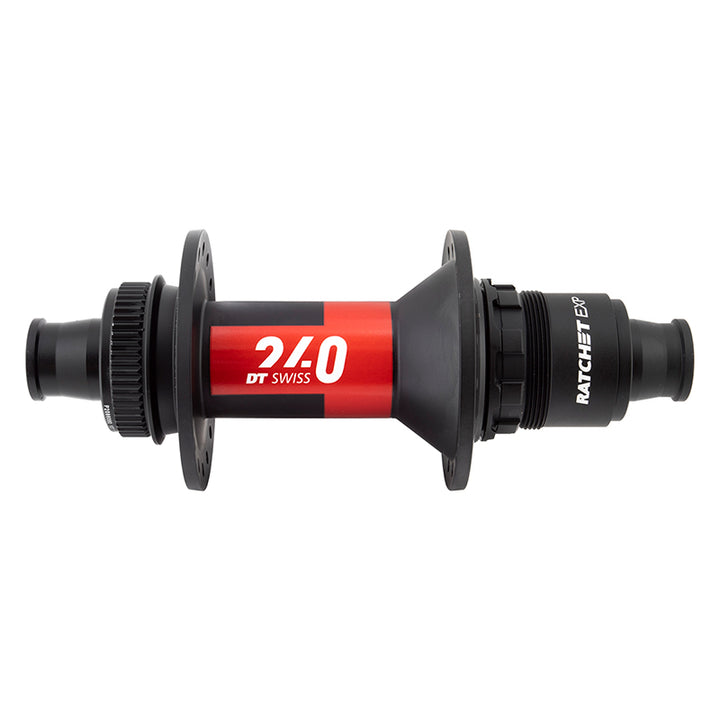 Buje trasero DT Swiss 240 EXP - 12 x 148 mm Center-Lock XD negro/rojo 32 agujeros 36 puntos