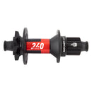Buje trasero DT Swiss 240 EXP - 12 x 148 mm, 6 tornillos, micro estrías, negro/rojo, 28 agujeros, 36 puntos