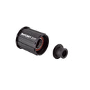 Cuerpo de buje libre DT Swiss Ratchet EXP - Kit de rodamientos sellados de aluminio ligero Shimano HG 11 MTN con tapa de extremo de 12 x 142/148 mm