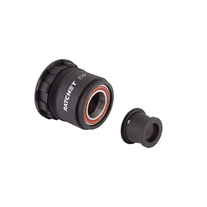 Cuerpo de buje libre DT Swiss Ratchet EXP - Kit de rodamientos sellados de aluminio estándar SRAM XDR con tapa de extremo de 12 x 142 mm